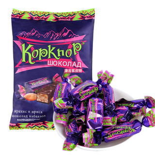 slavyanka kopknop 俄罗斯风味国内原产康吉紫皮糖408g 代可可脂巧克力婚庆夹心糖果 喜糖