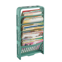 迪斯熊 立式书本收纳架 丛林绿 单个装