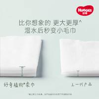 HUGGIES 好奇 天然植物柔巾80抽6包装*3加厚