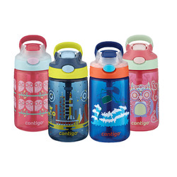 contigo 康迪克 儿童防漏吸管杯 400ml