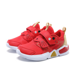 peak匹克虎年新年红小童儿童运动鞋耐磨防踢男女童跑步鞋舒适透气休闲