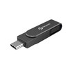 PHIXERO 斐数 PHIXERO-UP5 USB 3.0 U盘 灰色 128GB USB-A/Type-C双口