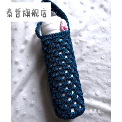 泰哲杯套通用隔热防摔保温杯保护套玻璃杯套水杯子袋毛线手工编织