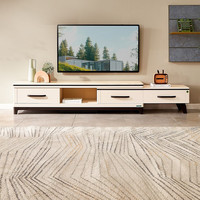 QuanU 全友 120709 可伸缩电视柜 爵士白