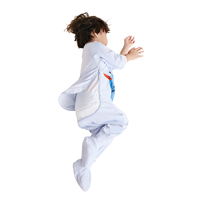 米乐鱼 排排队过马路系列 SD2108261455 婴幼儿双层长袖分腿睡袋