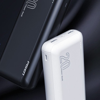 PISEN 品胜 KN70-2 移动电源 苹果白 20000mAh Type-C/Micro-B 10W