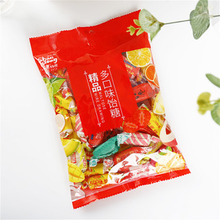 圣福记 精品多口味饴糖拉丝高粱饴软糖圣福记500g/袋