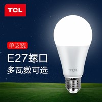 TCL LED灯泡E27大螺口球泡 7W 中性光