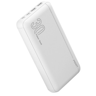 PISEN 品胜 LS-DY28 移动电源 苹果白 30000mAh Type-C/Lightning/Micro-B 10W