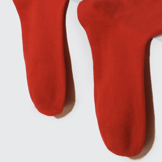 芬那丝 男士中筒袜套装 FNS2182803 纳福款 2双装 红色
