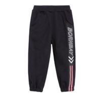 Bornbay 贝贝怡 213K2258 男童加绒束脚裤 黑色 100cm