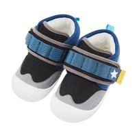 歌瑞家 男女宝秋冬学步鞋软底魔术贴时尚婴儿鞋婴儿布鞋宝宝学步鞋 蓝色 15cm