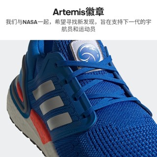 adidas阿迪达斯官网ULTRABOOST 20男子跑步运动鞋FX7978 FX7979（40、蓝色/银灰）