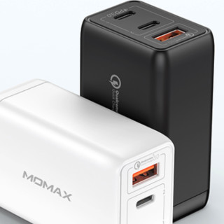 momax 摩米士 UM20CN 手机充电器 USB-A/双Type-C 65W 黑色