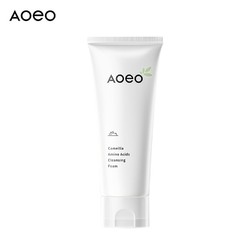 AOEO 山茶花氨基酸洗面奶100g （洁面乳男女洗面奶 敏感肌护肤品深层清洁补水保湿）