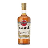 cdf会员购：BACARDI 百加得 4年 金朗姆酒 40%vol 1000ml