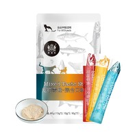 Navarch 耐威克 猫零食 金枪鱼三文鱼鸡肉混合猫条60g（10g*6支）试用装