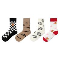 Miss Curiosity 好奇蜜斯 X MUZIKTIGER 女士中筒袜套装 MC01PJ055 组合一款 4双装 多色