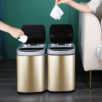 SHANGJIE 尚洁 智能感应垃圾桶分类家用带盖厕所卫生间厨房客厅大号自动高档创意