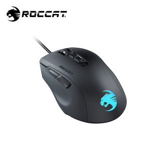 ROCCAT 冰豹 魔幻豹KONE PURE UL鼠标 电竞 游戏 吃鸡 DC RGB 66g轻量化 有线 黑色