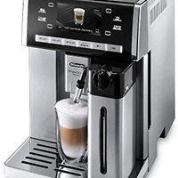 De'Longhi 德龙 PrimaDonna ESAM 6900.M 全自动咖啡机 带有牛奶系统，一键可选Cappuccino/Espresso，4.6寸(约11.68cm)TFT彩色显示屏，巧克力热饮功能，不锈钢机壳，银色