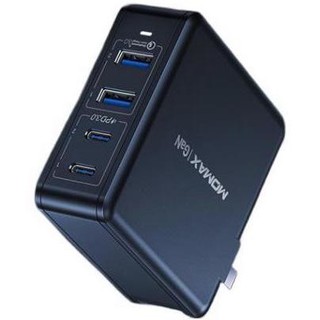 momax 摩米士 UM23 氮化镓充电器 双USB-A/双Type-C 100W 黑色