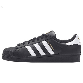 adidas ORIGINALS Superstar Foundation 男子休闲运动鞋 B27140 黑/白/金 41