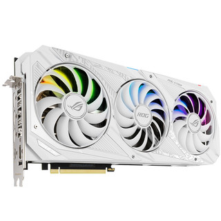 ASUS 华硕 STRIX-GeForce RTX 3070-O8G-WHITE-V2 LHR版 显卡 8GB 白色