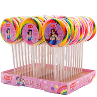 【整盒】好心情 迪士尼 甜甜圈波板糖棒棒糖35g/支（1盒36支）儿童糖果