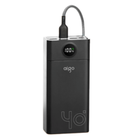 aigo 爱国者 C40S 移动电源 黑色 40000mAh Type-C/Micro-USB 22.5W 双向快充