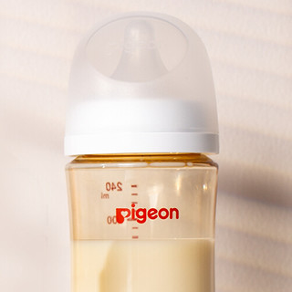 Pigeon 贝亲 自然实感第3代PRO系列 AA191 PPSU奶瓶 240ml M 3月+