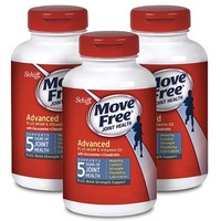 Move Free 益节 葡萄糖胺=软骨素+ msm和d3补充剂（一瓶120粒），每盒3瓶，360粒