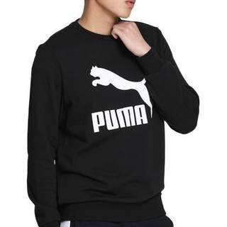 PUMA 彪马 CLASSICS 男子运动卫衣 531366-01 黑色 XXL