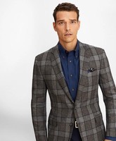 Brooks Brothers Regent Fit Large Check Sport Coat (Length: Regular)