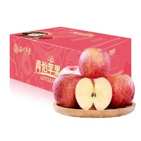 有券的上：luochuanapple 洛川苹果 脆甜红富士 优级果4.5斤 单果160g以上 礼盒装