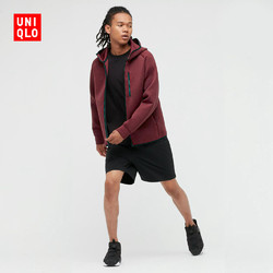 UNIQLO 优衣库 男装 高弹力快干运动拉链连帽卫衣(长袖 外套)440533