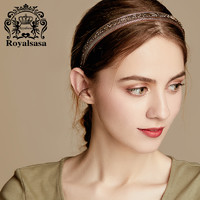 Royalsasa 皇家莎莎 蕾丝发箍发卡子发饰头箍韩版女头饰复古气质发夹盘发饰品