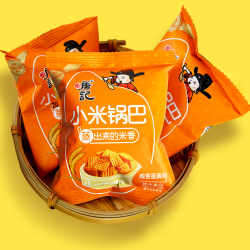 直播专享寻唐记麻辣小米锅巴500g
