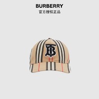 BURBERRY 博柏利 男士典藏米色专属标识图案标志性条纹棉质棒球帽 80269241 L