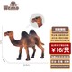 Wenno wenno玩具仿真动物海洋恐龙模型软胶摆件男女孩狮子大象老虎儿童生日礼物玩具 骆驼