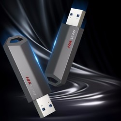 HIKVISION 海康威视 256GB USB3.2超极速SSD固态U盘X306刀锋 移动固态闪存优盘 电脑车载两用便携