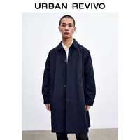 URBAN REVIVO 男士长款风衣 MF36R1DE2000
