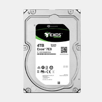 SEAGATE 希捷 银河Exos系列 3.5英寸 企业级硬盘 4TB（CMR、7200rpm、256MB）ST4000NM000A