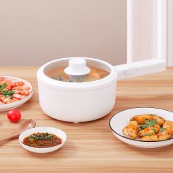 frestec新飞电煮锅多功能一体家用电火锅宿舍学生锅寝室蒸煮泡面小