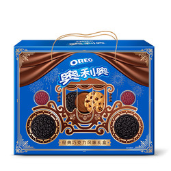 OREO 奥利奥 Oreo）趣多多经典巧克力风味饼干礼盒 新年货 过年送礼 办公室下午茶网红小吃 年货礼盒572g