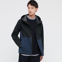 UNIQLO 优衣库 男装 BLOCKTECH拼色连帽外套(3D CUT) 443441