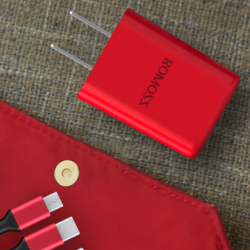 12s手机充电器双usba105wtypeclightningmicrob数据线尼龙编织12m红色