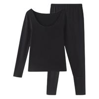 COSMO LADY 都市丽人 女士保暖内衣套装 2W01A3 黑色 L