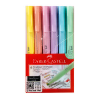 FABER-CASTELL 辉柏嘉 马卡龙系列 158117 单头荧光笔 6色