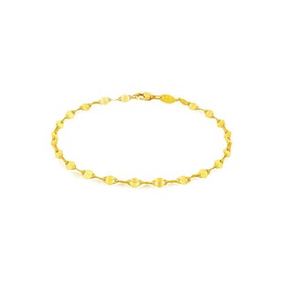 LUKFOOK JEWELLERY 六福珠宝 B01TBGB0006 几何足金手链 1.75g 专用扣款